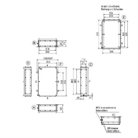 Weidmuller 1196310000 Terminal Box - Fixing Screw, KTB FS 553515 S4E1 — Accessori generali