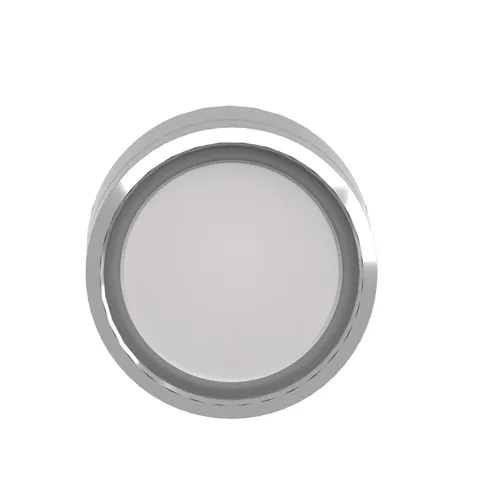 Schneider Electric ZB4BW313 Head for illuminated push button, Harmony XB4, metal, white flush, 22mm, universal LED, spring return, plan lens — Schalter & modulare Geräte