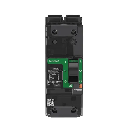 Schneider Electric BDF26030 Circuit breaker, PowerPacT B, 30A, 2 pole, 600Y/347VAC, 14kA, terminal nut, thermal magnetic, 80% — PLCs