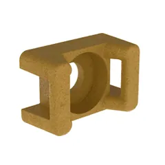 Panduit TM2S8-C71 TM2S8-C71 Cable Tie Mount, Brown, PEEK, 0.64x0.43", #8 Screw, PK100 — Connectors & Plugs