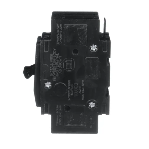 Schneider Electric QOUR240 Mini circuit breaker, QOU, 40A, 2 pole, 120/240 VAC, 10kA, field reversible lugs — General Accessories