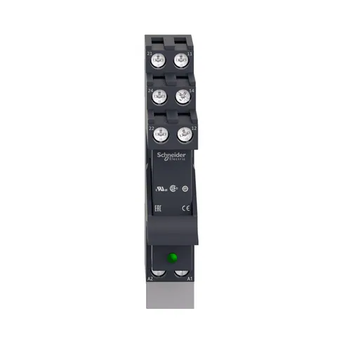 Schneider Electric RSB2A080P7PV Interface Plug-In Relay, Pre-assembled, 8 A, 2 CO, LED, Protection Circuit, 230 V AC — Contactors & Relays