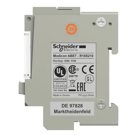 Schneider Electric ABE7R16S210 sub-base - soldered electromechanical relays ABE7 - 16 channels - relay 10 mm — Contactors & Relays