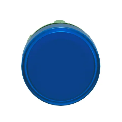 Schneider Electric ZB5AV063 Head for pilot light, Harmony XB5, plastic, blue, 22mm, universal LED, plain lens — Switches & Modular Apparatus