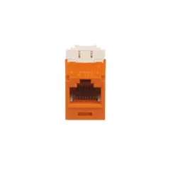 Panduit CJ688TGOR UTP RJ45 Cat 6 TG Jack Module, Orange — General Accessories