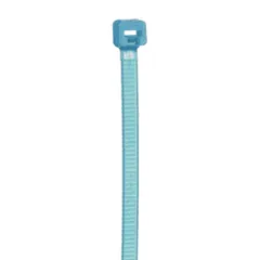 Panduit PLT2I-M76 Pan-Ty® PLT2I-M76 Cable Tie, Aqua, Tefzel, UV, High Heat, 8"L, 30lb, PK1000 — Connectors & Plugs