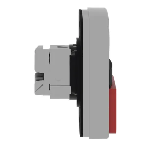 Schneider Electric ZB4BL7341 Head for double headed push button, Harmony XB4, metal, 22mm, 1 green flush marked I + 1 red projecting marked O — Control e HMI