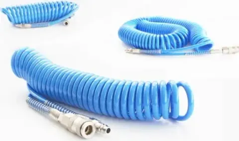 PNEUMAT SYSTEM 8X5-5-KPL Pneumatic Spiral Hose 8x5 mm with Quick Connectors — Kable i przewody przemysłowe