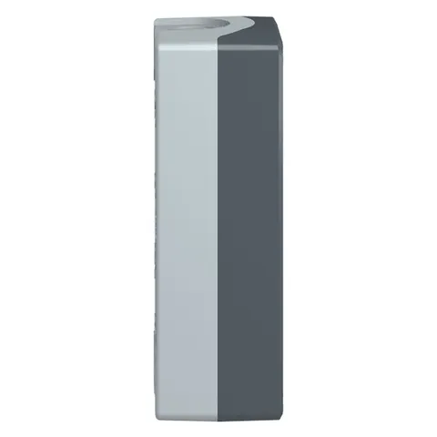 Schneider Electric XALD04H7 Empty control station, Harmony XALD, XALK, plastic, dark grey lid, light grey base, 4 cut out, UL CSA certified — Schaltschränke & Gehäuse