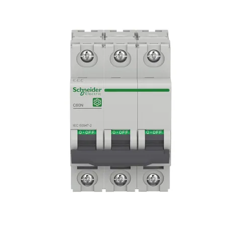 Schneider Electric M9F11310 Miniature circuit breaker (MCB), Multi9 C60N, 3P, 10A, C curve, 10kA (IEC/EN 60947-2) — Interruptores automáticos y fusibles