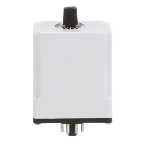 Schneider Electric 9050JCK12V14 Timing Relay, Type JCK, plug In, on delay, adjustable time, 0.3 to 30 seconds, 10A, 240 VAC, 24 VAC/DC — Control e HMI