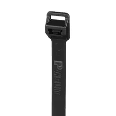 Panduit PRT5EH-C0 Pan-Ty® PRT5EH-C0 Releasable Cable Tie, Black, UV PA6.6, 20.1"L, 250lb, PK100 — Connectors & Plugs