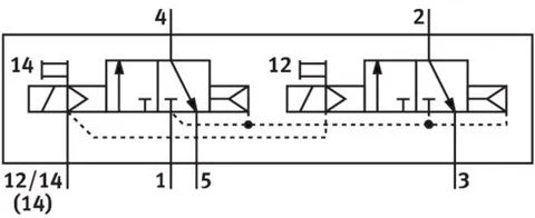 Festo VSVA-B-T32C-AZD-A2-1T1L Air solenoid valve — Magnet- & Servoventile