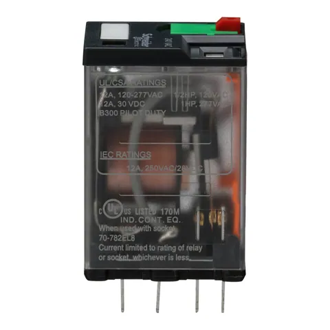 Schneider Electric 792XBXM4L-240A Power relay, SE Relays, DPDT, 12A, 240 VAC, cover with locking push button and LED — Akcesoria ogólne