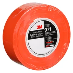 3M 7100260621 Durable Floor Marking Tape 971, Orange, 2 in x 36 yd, 17 mil, 6 Rolls/Case, Individually Wrapped Conveniently Packaged — General Accessories