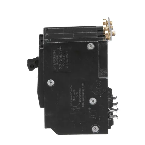 Schneider Electric QOB340VH Mini circuit breaker, QO, 40A, 3 pole, 120/240VAC, 22kA, bolt on mount — General Accessories