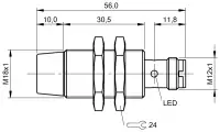 Balluff BES M18ME-PSC80F-S04G