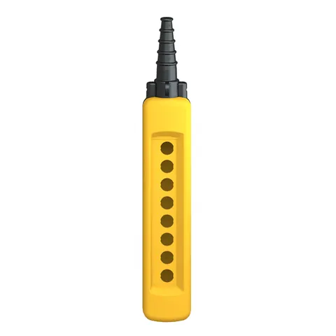 Schneider Electric XACA08H7 Empty pendant control station, Harmony XAC, plastic, yellow, 8 cut outs, UL CSA certified — General Accessories