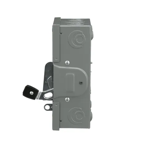 Schneider Electric D321N Safety switch, general duty, fusible, 30A, 3 pole, 7.5hp, 240VAC, NEMA 1, neutral factory installed — General Accessories