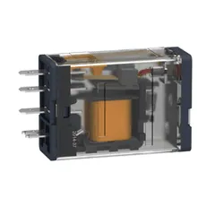 Schneider Electric RPM11E7 Power Plug-in Relay, 15A, 1CO, Lockable Test Button, 48V AC — Contactores y relés
