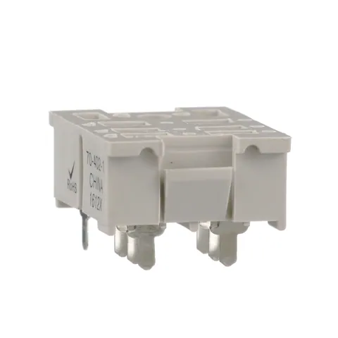 Schneider Electric 70-402-1 Socket, SE Relays general purpose relay accessory, DPDT, 10A, 300 V, 8 pins, pins for printed circuit board, 782 series — Akcesoria ogólne