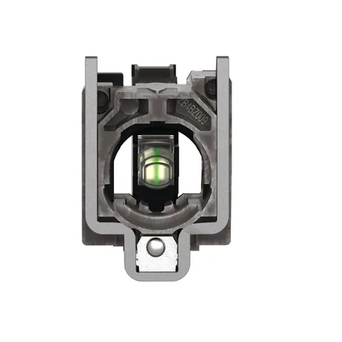 Schneider Electric ZB4BVB1 Complete body light block assembly, Harmony XB4, metal, universal LED, body fixing collar, 24V AC DC — Switches & Modular Apparatus
