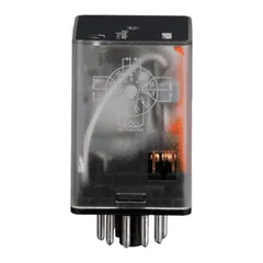 Schneider Electric 750XCXRCL-120A General purpose relay, SE Relays, 750R, 3PDT, 10A, 120 VAC, octal terminal 11 pins, clear cover with LED — Akcesoria ogólne