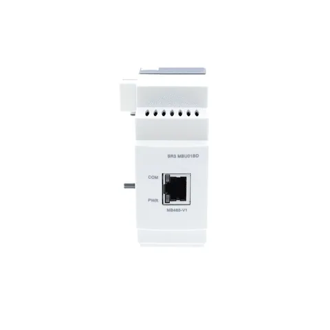 Schneider Electric SR3MBU01BD communication module, Zelio Logic SR2 SR3, modbus slave, 24V DC, smart relay — PLC Systems & Hardware