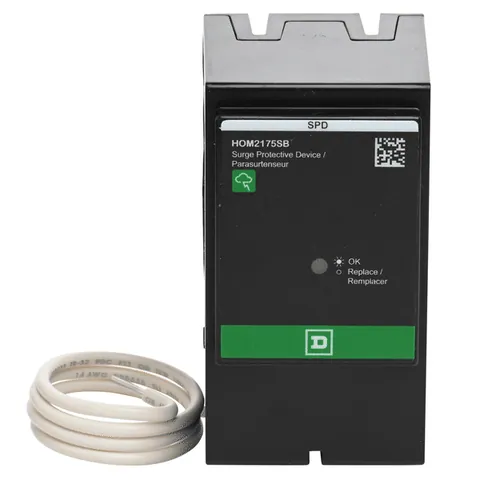 Schneider Electric HOM2175SB Surge protection device, Surgebreaker, 22.5kA, 120/240VAC, 1 phase, 3 wire, SPD type 2 — General Accessories