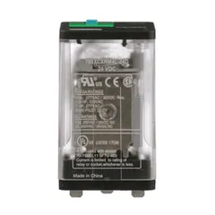 Schneider Electric 788XCXRM4L-24D Plug-in electromechanical relay, General Purpose Relays, 788 R, 3PDT, LED clear cover, lock push button, blade terminal, 10A, 24V DC, 3NC + 3NO — Akcesoria ogólne