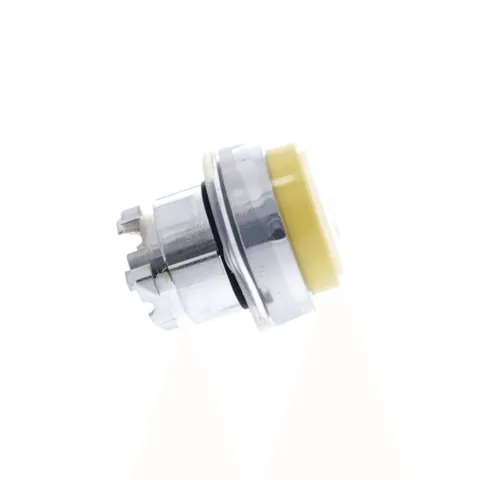 Schneider Electric ZB4BP5 Head for non illuminated push button, Harmony XB4, metal, projecting, yellow, 22mm, spring return, booted, unmarked — Steuerung & HMI
