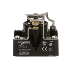 Schneider Electric 199AX-4 Power relay, SE Relays, SPDT, 40A, 120 VAC, open type, heavy duty — Accessori generali