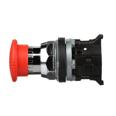 Schneider Electric 9001KR16 30mm Push Button, Type K, turn to release trigger action mushroom operator, 2 position, plastic red mushroom head — General Accessories