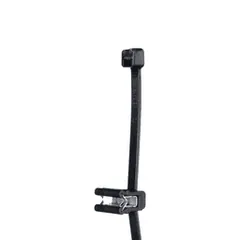 Panduit CMEA12-2S-D300 Edge Clip with Cable Tie Mount, Black, High Heat/UV PA6.6 — Herramientas manuales y eléctricas