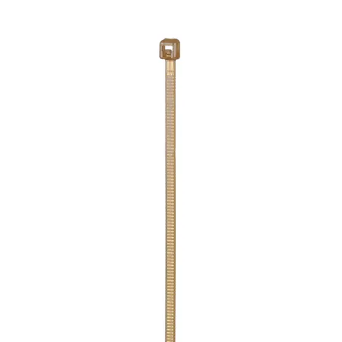 Panduit PLT1M-C71 Pan-Ty® PLT1M-C71 Cable Tie, Brown, PEEK, Radiation, High Heat, 4"L, 35lb, PK100 — Connectors & Plugs
