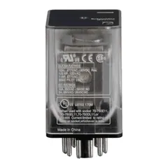 Schneider Electric 750XCXRCL-120A General purpose relay, SE Relays, 750R, 3PDT, 10A, 120 VAC, octal terminal 11 pins, clear cover with LED — Akcesoria ogólne