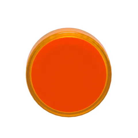 Schneider Electric ZB4BV053 Head for pilot light, Harmony XB4, metal, orange, 22mm, universal LED, plain lens — Switches & Modular Apparatus