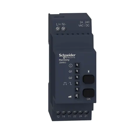 Schneider Electric ZBRRD Programmable receiver - 2 relays - 24..240 V AC/DC - 2 pusbuttons - 6 LEDs — General Accessories