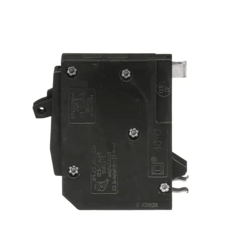 Schneider Electric QO1520 Tandem mini circuit breaker, QO, 1 x 1 pole at 15A, 1 x 1 pole at 20A, 120/240VAC, 10kA, plug in mount — General Accessories