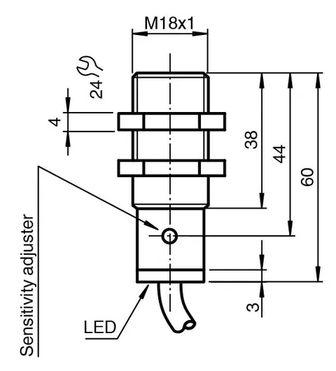 Pepperl+Fuchs OBT200-18GM60-E4 Diffuse mode sensor — General Accessories