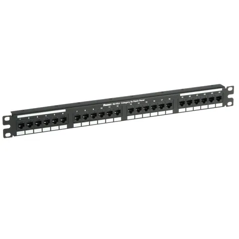 Panduit NK5EPPG24Y NetKey Cat 5e Punchdown Panel, Flat, 24-Port — Accesorios generales