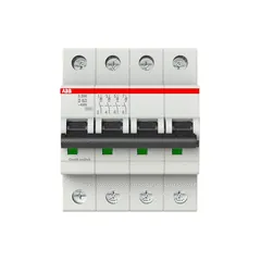 ABB S204-D63 Miniature Circuit Breaker - 4P - D - 63A — Alimentazione