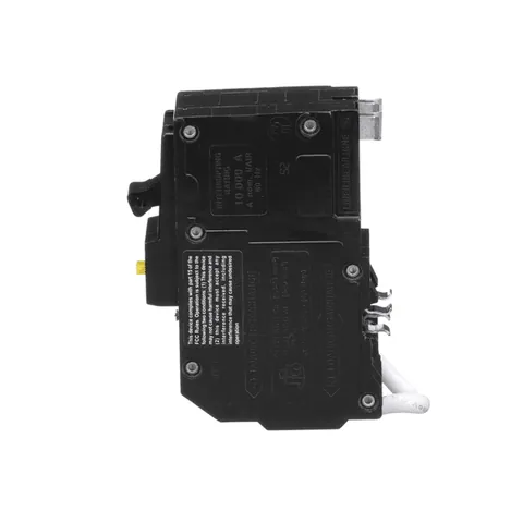 Schneider Electric QO250GFI Mini circuit breaker, QO, 50A, 2 pole, 120/240VAC, 10kA, 6mA grd fault A, pigtail, plug in mount — General Accessories