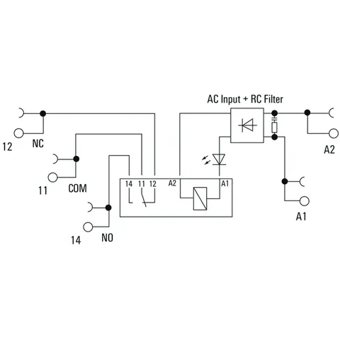Weidmuller 1122840000 TRS 230VAC RC 1CO — General Accessories