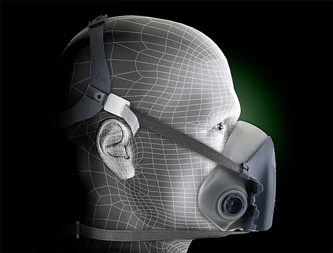 3M 7501 Half Facepiece Reusable Respirator Small — General Accessories