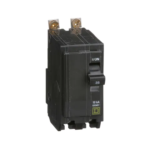 Schneider Electric QOB235 Mini circuit breaker, QO, 35A, 2 pole, 120/240VAC, 10kA, bolt on mount — General Accessories