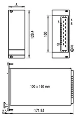 nVent Schroff 13100-105 maxpower 100 W, single — Alimentatori e regolatori di potenza