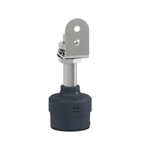 Schneider Electric XVUZ100T Fixing metal bracket with 100mm aluminium pole for modular tower lights, Harmony XVU, black, 60mm — General Accessories