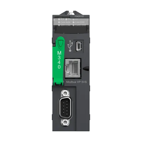Schneider Electric BMXP3420102 processor, Modicon M340, max 1024 discrete, 256 analog IO, Modbus, CANopen — Sterowniki PLC