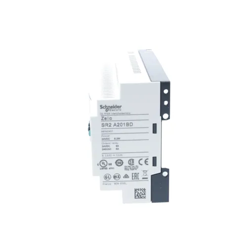 Schneider Electric SR2A201BD compact smart relay, Zelio Logic SR2 SR3, 20 IO, 24V DC, no clock, display — PLCs